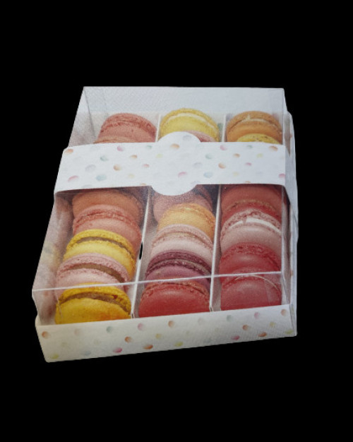 boite de 21 macarons assortis