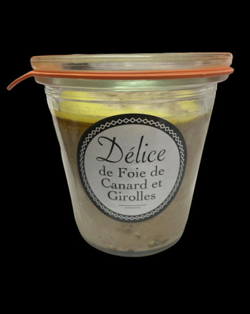 délice de foie de canard et girolles