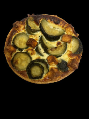Quiche individuelle courgette féta