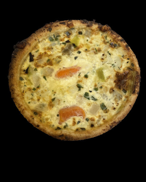 Quiche individuelle cabillaud petits légumes