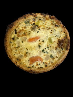 Quiche individuelle cabillaud petits légumes