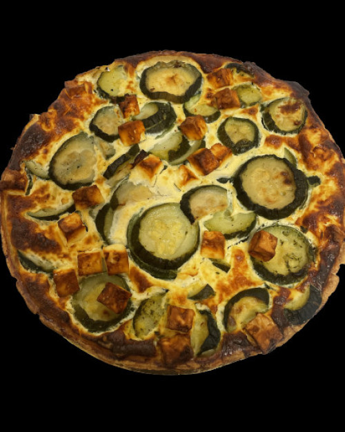 Grande quiche courgette féta