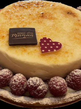 Tarte aladine framboises 6 personnes