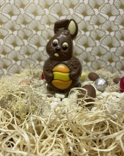 Moulage lapin chocolat lait 55 Grs