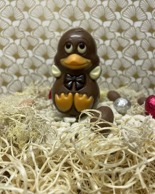 Moulage canard chocolat lait 55 Grs