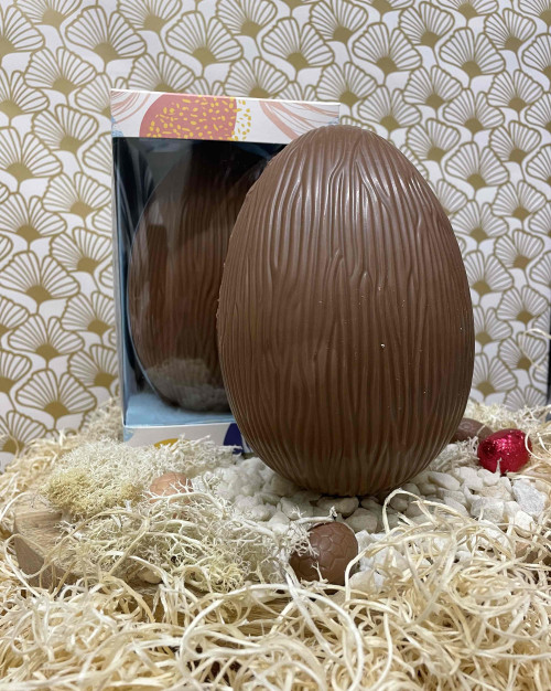 oeuf garni 380 Grs chocolat lait