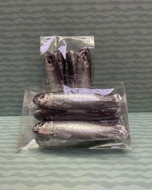 Sachet de sardines chocolat