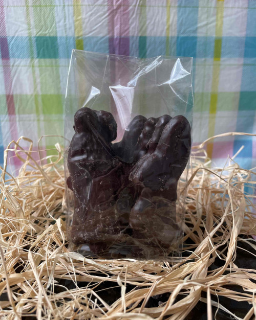 sujet guimauve de Pâques noir