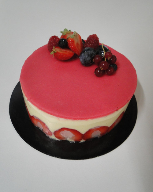 Entremet Fraisier 8 personnes