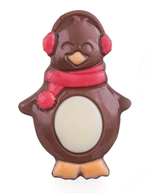 Pingouins  chocolat au lait plats