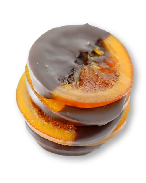 oranges confites au chocolat