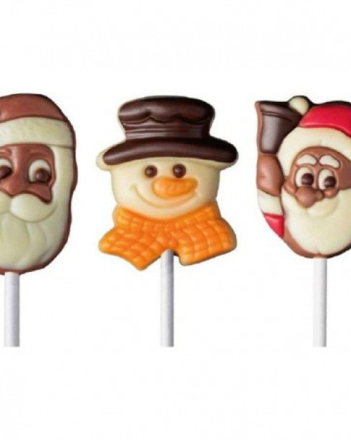 sucette chocolat noel