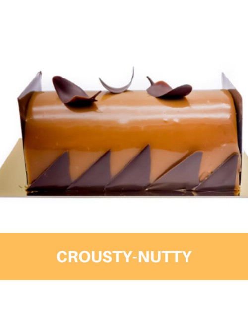 La bûche crousty-nutty 4 personnes
