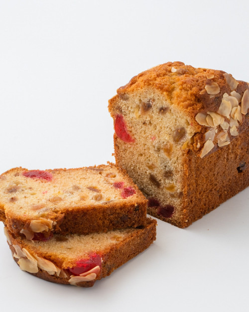 Le cake végé aux fruits confits