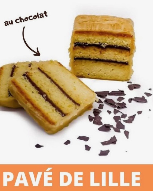 le pavé de Lille chocolat