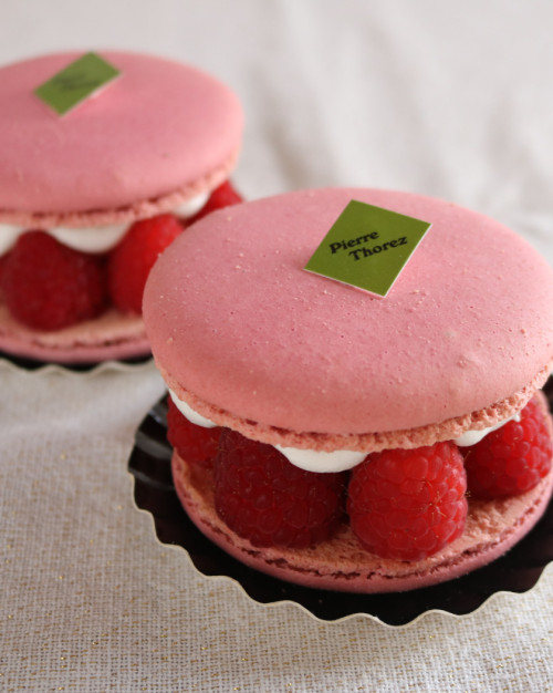 Le macaron framboise VG