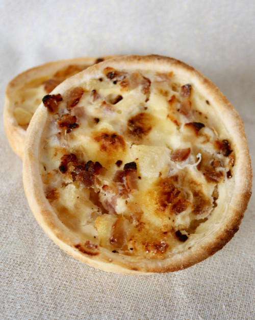 Quiche individuelle tartiflette 