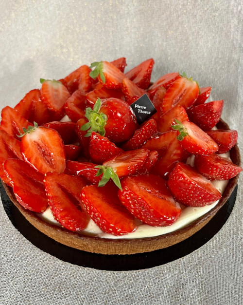 Tarte aux fraises 6 personnes