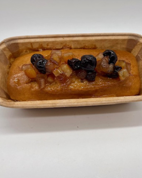 Le cake végé aux fruits confits