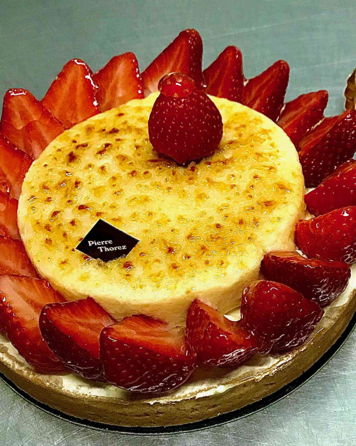 Tarte aladine fraise 6 personnes