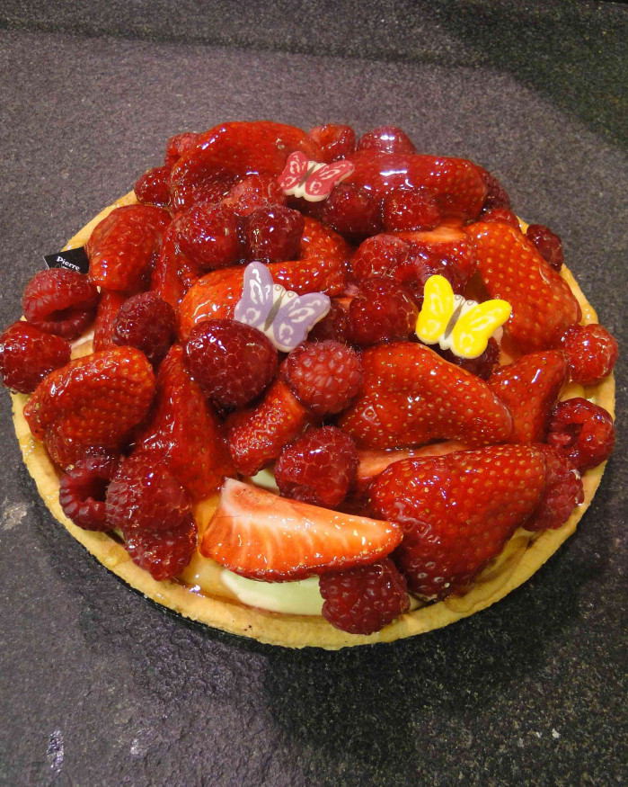 Tarte aux fraises 6 personnes