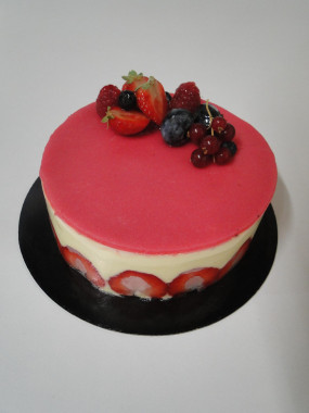 Entremet Fraisier 4 personnes